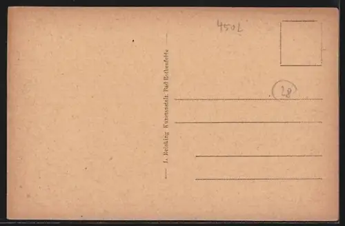 AK Bad Rothenfelde /Teutob. Wald, Osnabrücker Strasse, Wohnhäuser, Gartenanlage