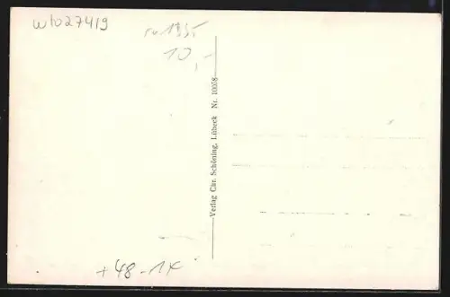 AK Heide i. Holst., Marktplatz mit Wettersäule, Panorama mit Kirchturm