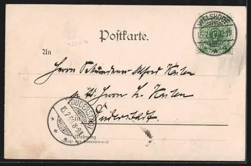 AK Walsrode, Ansicht vom Gasthof Eckernworth