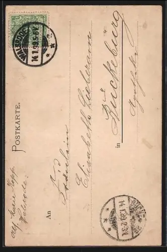 AK Walsrode, Krumwich`s Restaurant und Jahn-Denkmal