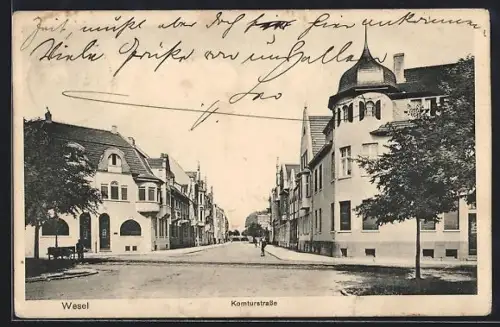 AK Wesel / Rhein, Komturstrasse
