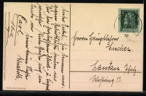 Künstler-AK Catharina Klein: Ein Strauss Margeriten