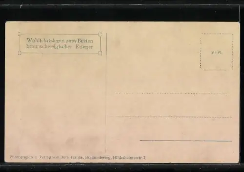 AK Herzog und Herzogin von Braunschweig mit ihren beiden Söhnen