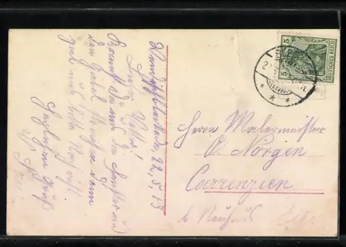 AK Herzog Ernst August von Braunschweig und Prinzessin Viktoria Luise von Preussen