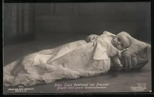 AK Prinz Louis Ferdinand als Baby