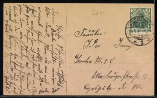 AK Prinz Wilhelm von Preussen mit seinen Brüdern Prinz Louis Ferdinand und Prinz Friedrich beim Spielen