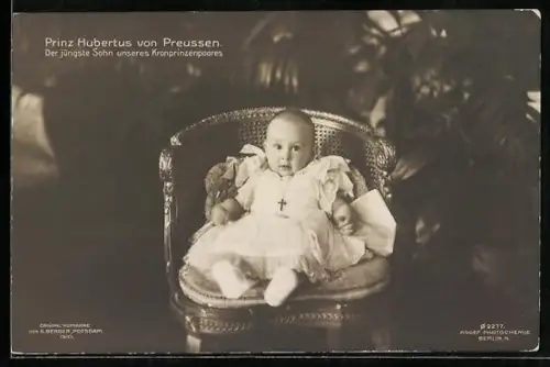 AK Prinz Hubertus, der jüngste Sohn unserers Kronprinzenpaares