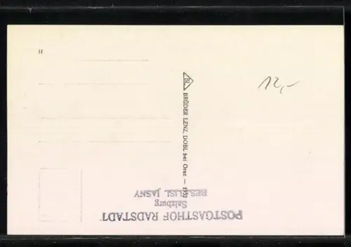 AK Drei Radtstädterinnen in Pongauertracht