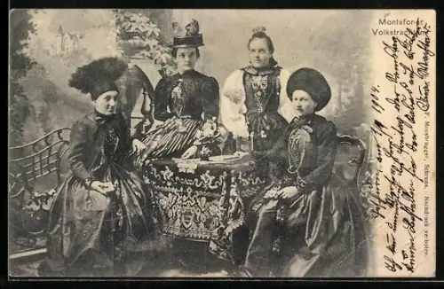 AK Montafon, Montafoner Volkstrachten