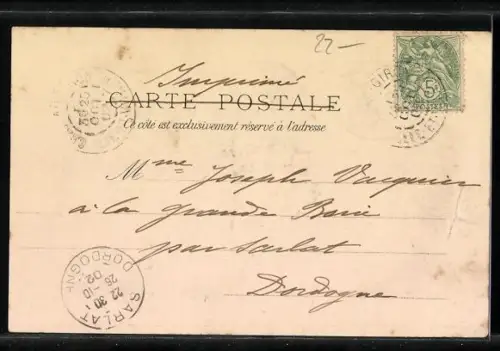 AK Audierne, Costumes de Jeune Fille et de Femme de Douarnez et Audierne pour une Procession