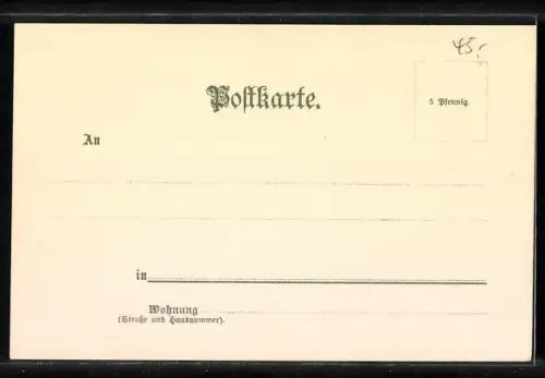 Künstler-Lithographie Curt Liebich: Waldarbeiter in elsass-lothringischer Tracht mit Holzschlitten