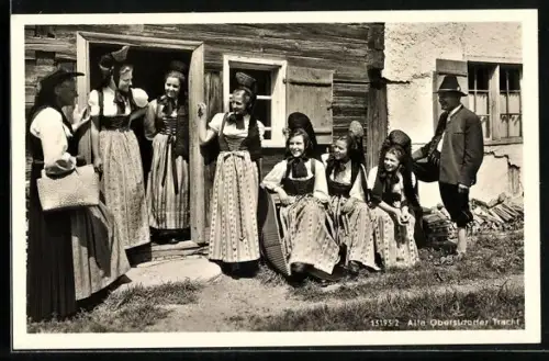 AK Oberstdorf, Alte Oberstdorfer Tracht