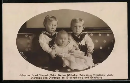 AK Erbprinz Ernst August, Prinz Georg Wilhelm, Prinzessin Friederike Luise, Herzog & Herzögin zu Braunschweig & Lüneburg