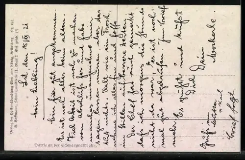 Künstler-AK H. Hoffmann: Partie an der Schwarzwaldbahn, Bauer und Bäuerinnen mit Sensen