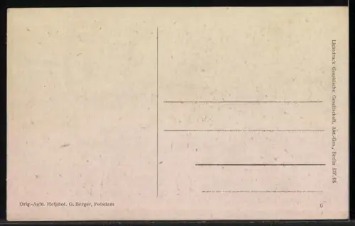 AK Potsdam, Aufbahrung der Kaiserin Auguste Victoria von Preussen im Antikentempel v. Schloss Sanssouci