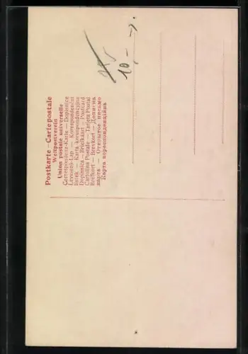 AK Prinz Eitel Friedrich von Preussen mit Frau, stehend