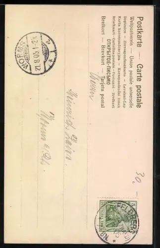 AK Markgräflerin mit Kopfbedeckung in Tracht, Profilbild