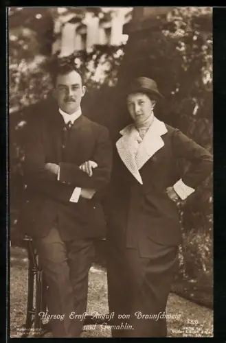 AK Herzog Ernst August zu Braunschweig und Gemahlin
