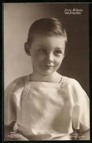 AK Prinz Wilhelm von Preussen