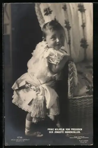 AK Prinz Wilhelm von Preussen der jüngste Hohenzoller