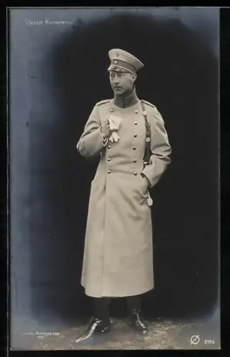 AK Kronprinz Wilhelm von Preussen in Uniform