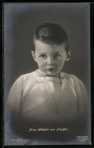 AK Prinz Wilhelm von Preussen als Bub