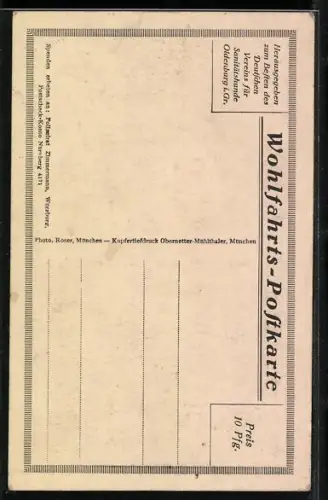 AK Sanitätshund Troll in Feldmarschmäss. Ausrüstung mit seinem Führer