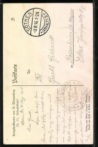 Künstler-AK Brynolf Wennerberg: Urlaubsfahrt, Soldaten mit hübscher Dienstmagd im Zugabteil