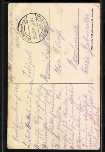 AK Denkmal für die bei Bapaume Gefallenen, Eisernes Kreuz