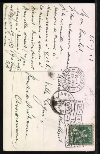 Künstler-AK sign. Archie Gunn: The Belle of the Hunt