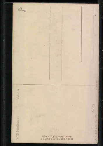 Künstler-AK Willi Scheuermann: Mutter hält ihr Kind im Arm