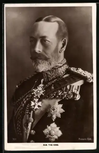 AK Bildnis König Georg V. von England