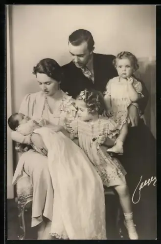 AK Prinsfamiljen pa Haga, Prinzliche Familie von Schweden