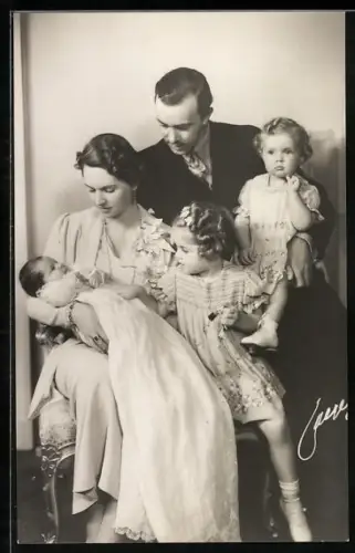 AK Prinsfamiljen pa Haga, Prinzliche Familie von Schweden