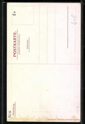 Künstler-AK Salzburg, Dame in Tracht mit Kannen, Flachgau