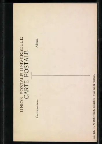 AK Mme. la Princesse Geneviève d`Orléans, Profilportrait