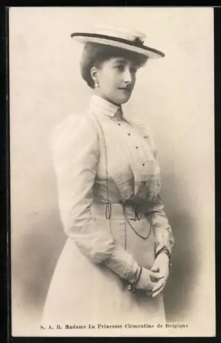 AK Prinzessin Clementine von Belgien