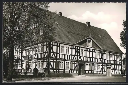 AK Deuz /Siegen, Haus Klein, Fachwerkhaus