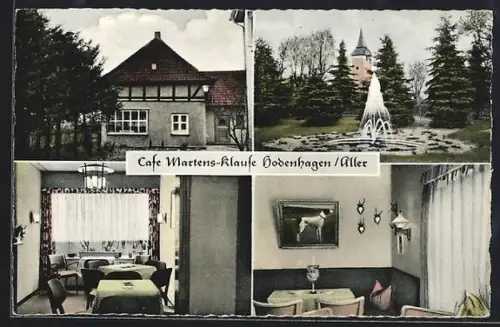 AK Hodenhagen /Aller, Gasthof Cafe Martens-Klause