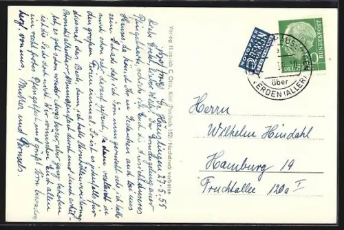 AK Gr. Häuslingen /Fallingbostel, Strassenpartie, Schule