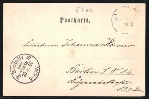 AK Elberfeld, Stadt-Halle, Marienkirche, Hardt