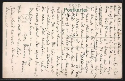 AK Neuerburg i. d. Eifel, Ortsansicht aus der Vogelschau