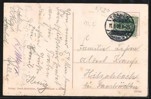 AK Traben-Trarbach a. Mosel, Hotel Claus-Faist