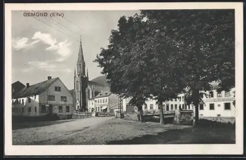 AK Gemünd /Eifel, Kirche im Ort