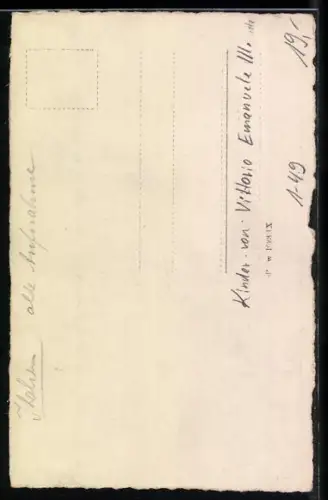 AK Kinder des Königs von Italien