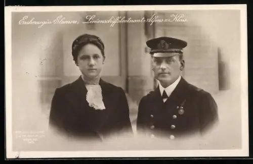 AK Erzherzogin Eleonore, Linienschiffsleutnant Alfons v. Kloss