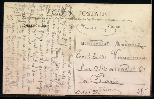 AK Neuilly-sur-Seine, La Synagoge et la Rue Jacques-Dulud