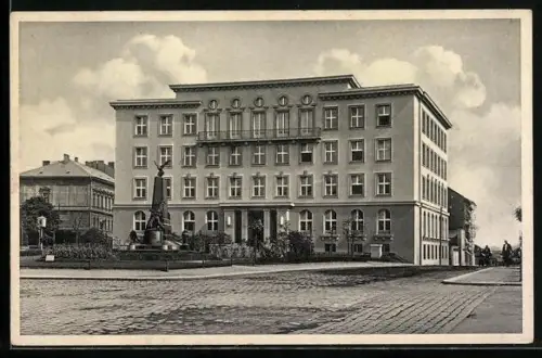 AK Brüx, Verwaltungsgebäude der Brüxer Kohlenbergbaugesellschaft