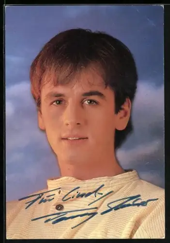 AK Musiker Tommy Steiner im Porträt, Autograph