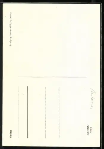 AK Musikerin Helga Brauer lächelnd im Porträt, Autograph